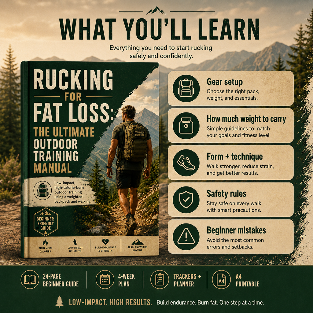 Rucking For Fat Loss: The Ultimate outdoor Training Manual