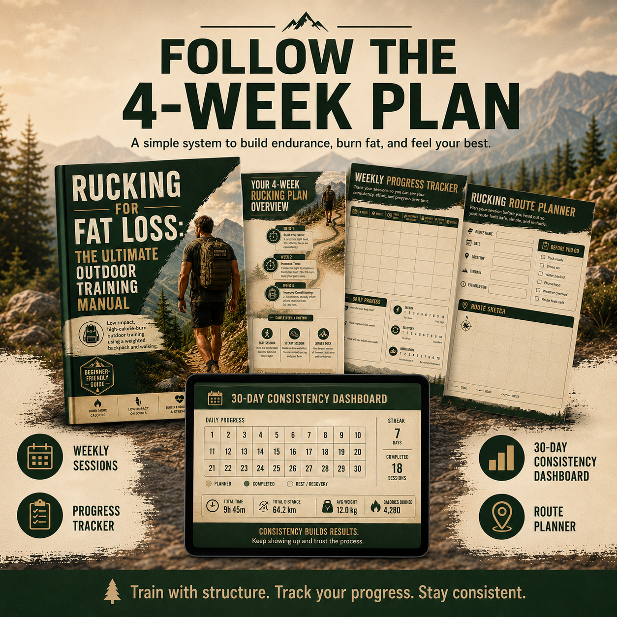 Rucking For Fat Loss: The Ultimate outdoor Training Manual