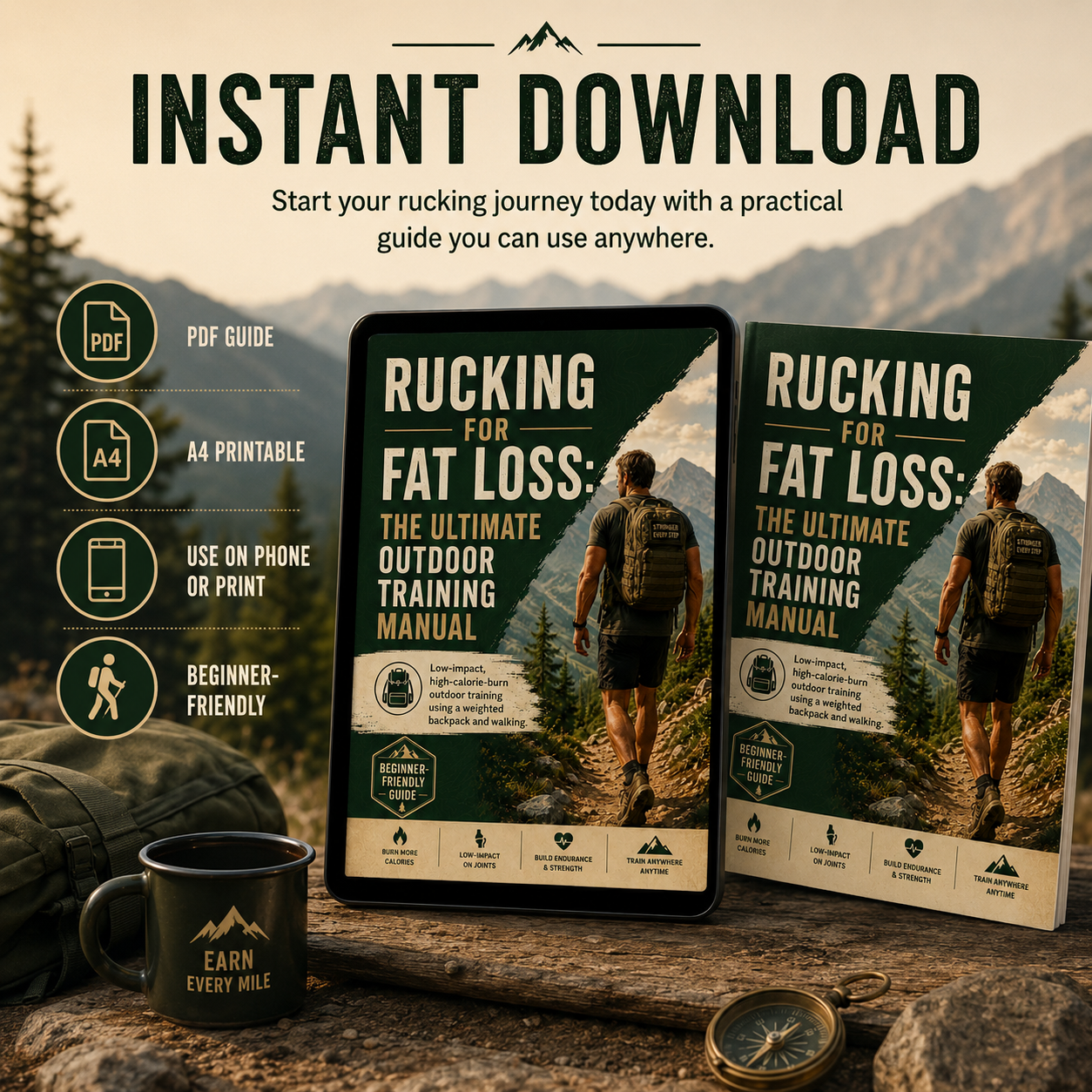 Rucking For Fat Loss: The Ultimate outdoor Training Manual